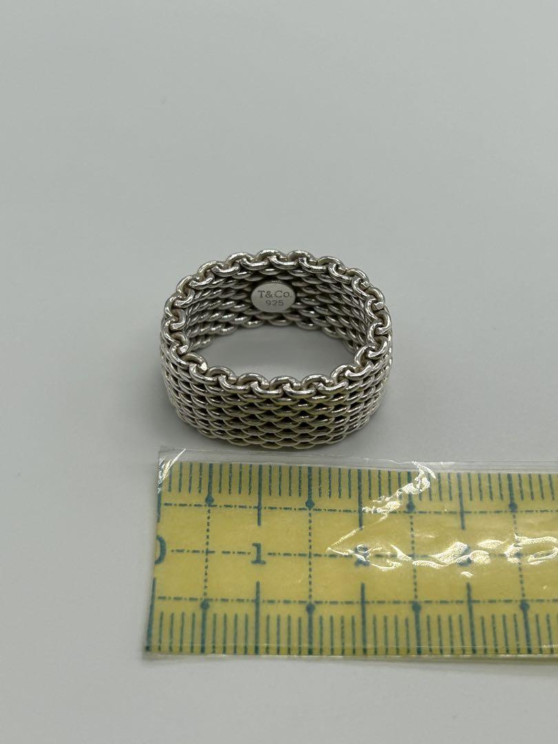 ティファニー TIFFANY サマセット メッシュリング 14号 SV925