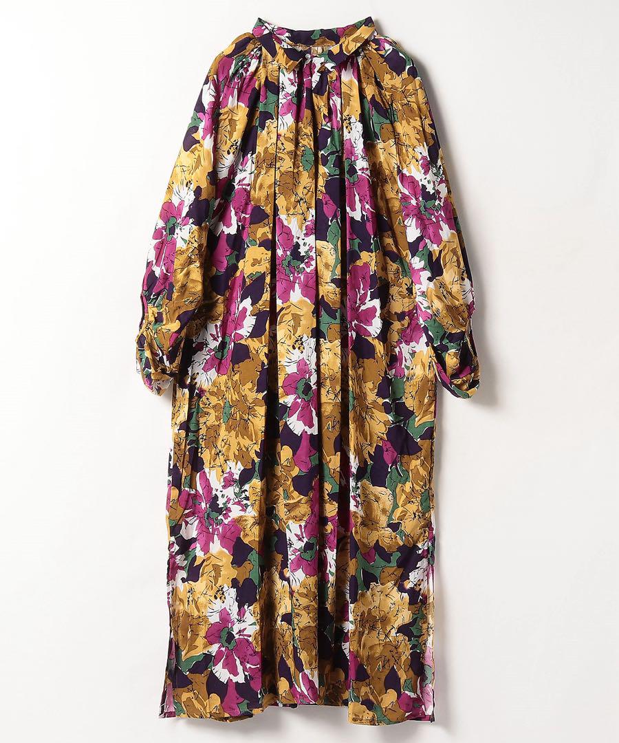 HOUSE OF LOTUS 23SS ウォータープリントマキシワンピース