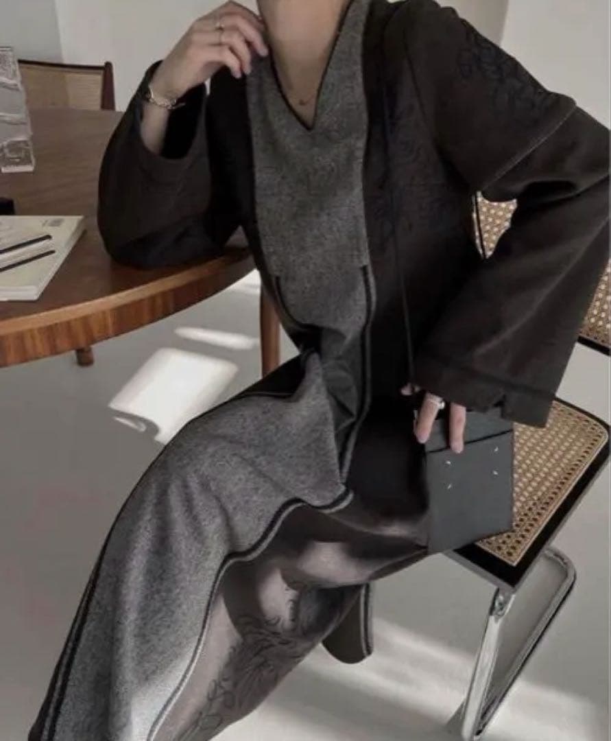 ベージュ ロングガウン サイズFree 2222-OP-45 ベージュ ロングガウン サイズFree 2222-OP-45