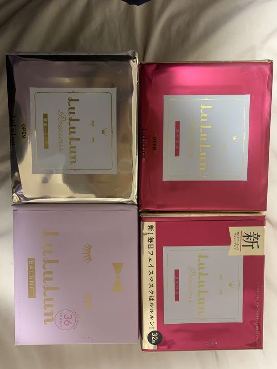 LULULUNシートマスク132枚セット+クレンジングリッチマスク40枚