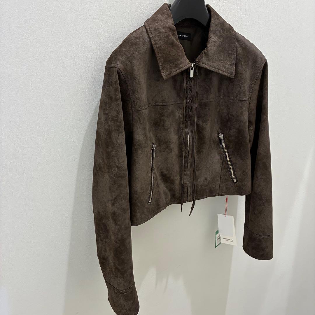 MAISON SPECIAL メゾンスペシャル　スウェードジャケット