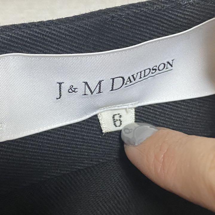 ルなスタイ J&M 膝下フレアスカート 黒 189Td-m84684680923 DAVIDSON ⚘サイズ