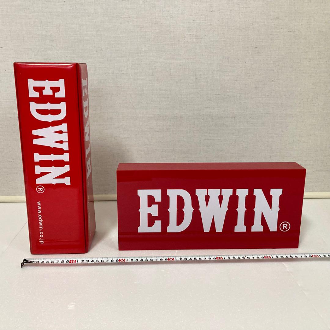 EDWIN エドウィン 置物 看板 ディスプレイ 非売品 レア レトロ 2個 - メルカリ EDWIN エドウィン 置物 看板 ディスプレイ 非売品 レア レトロ 2個 - メルカリ