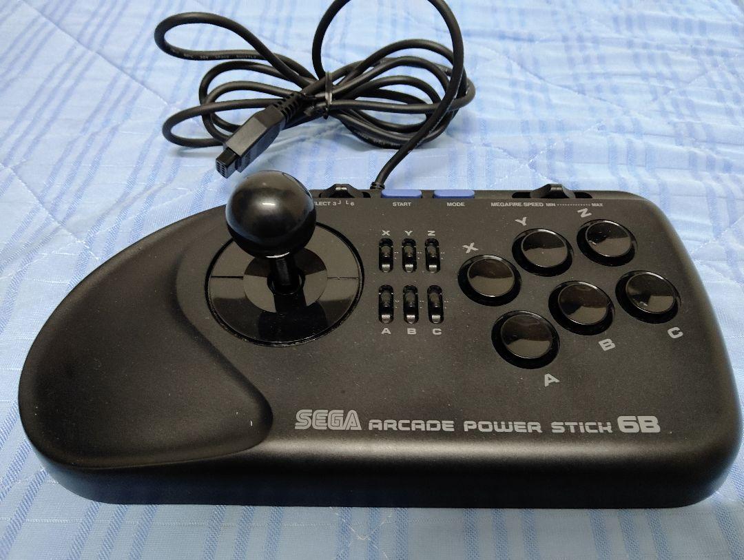 SEGA Arcade Power Stick 6B完動品!!メガドラ専用