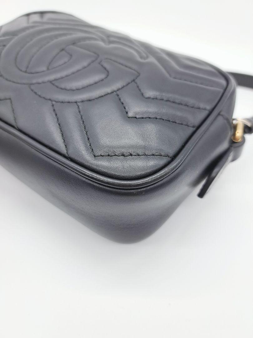 GUCCI グッチ GG マーモント キルティングミニ バッグ ショルダーバッグ