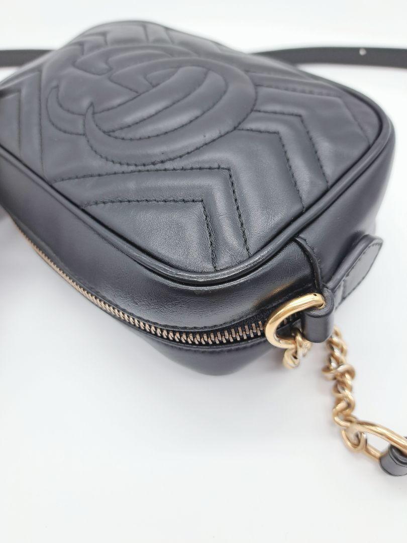 GUCCI グッチ GG マーモント キルティングミニ バッグ ショルダーバッグ