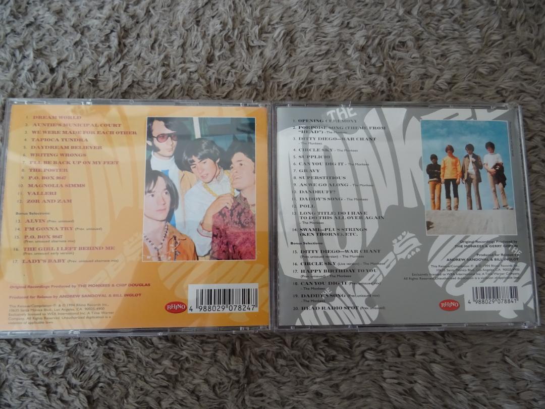 モンキーズMONKEES★日本盤CD７枚セット！恋の終列車他、ボーナス収録