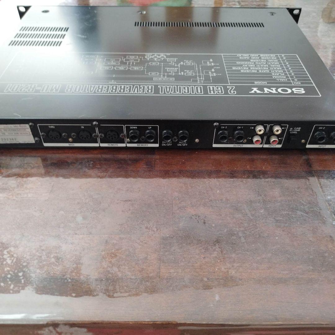 SONY デジタルリバーブ MU-R201 2 CH