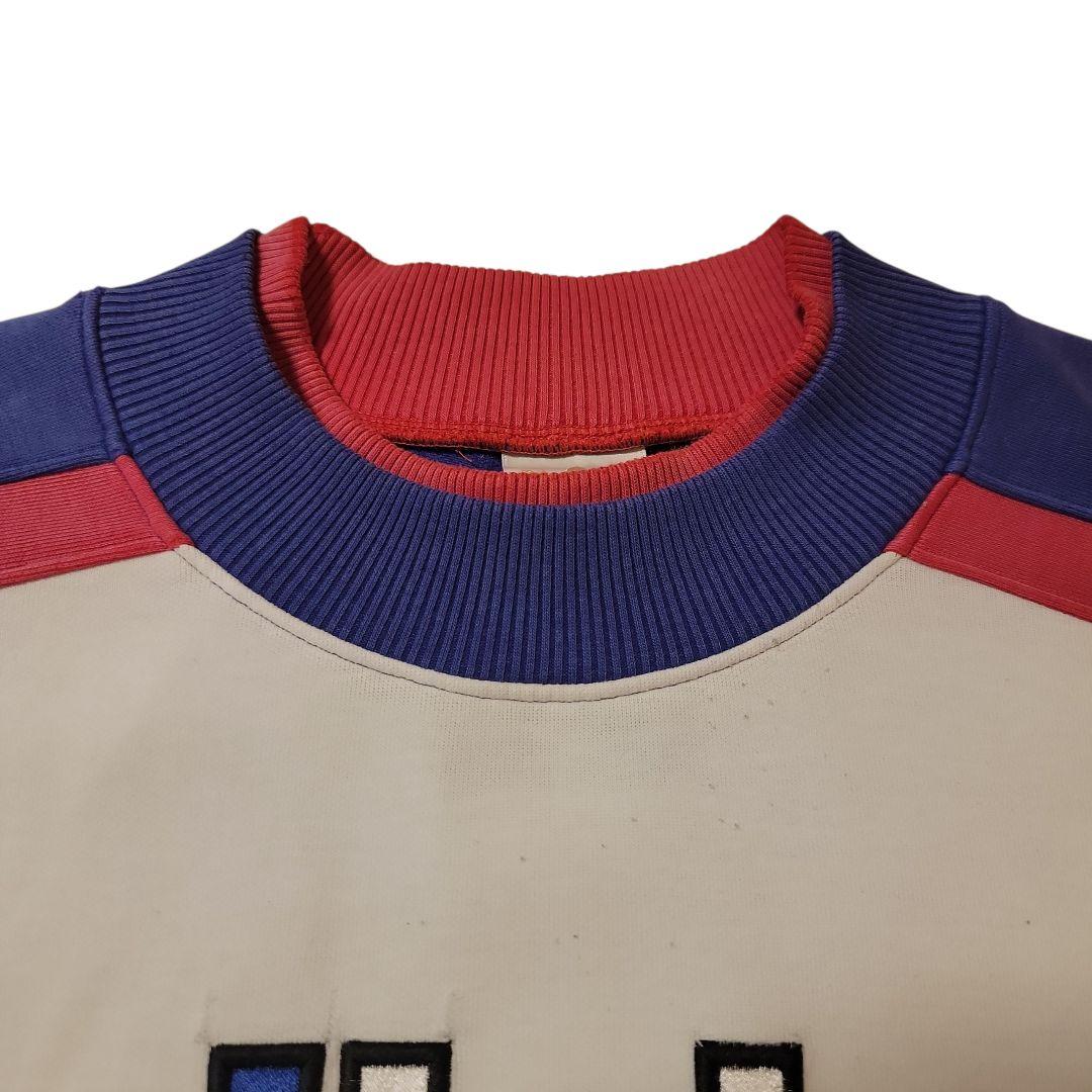 希少レア 80年代 アディダス スウェットシャツ トレーナー XLサイズ相当 80年代 adidas アディダス スウェットシャツ Vネック メンズXL