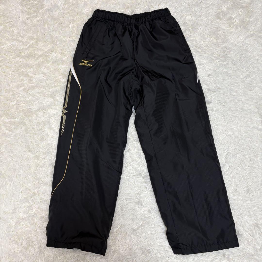 ミズノ MIZUNO ブレスサーモ ウインドブレーカー上下 XL ブラック