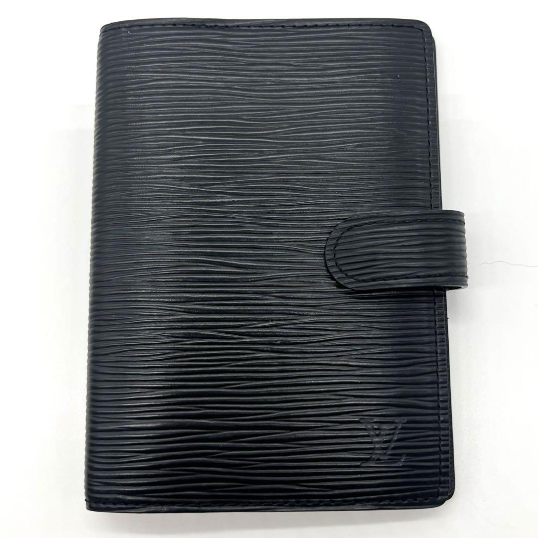 美品✨LOUIS VUITTON エピ アジェンダ MM ブラック システム手帳