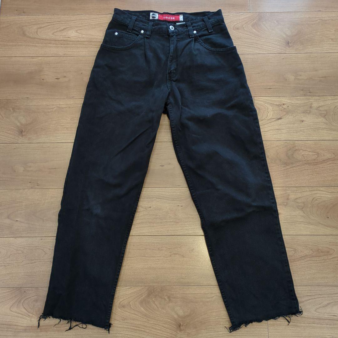 アメリカ製　リーバイス　シルバータブ　ルーズ　ブラック　W30　90s