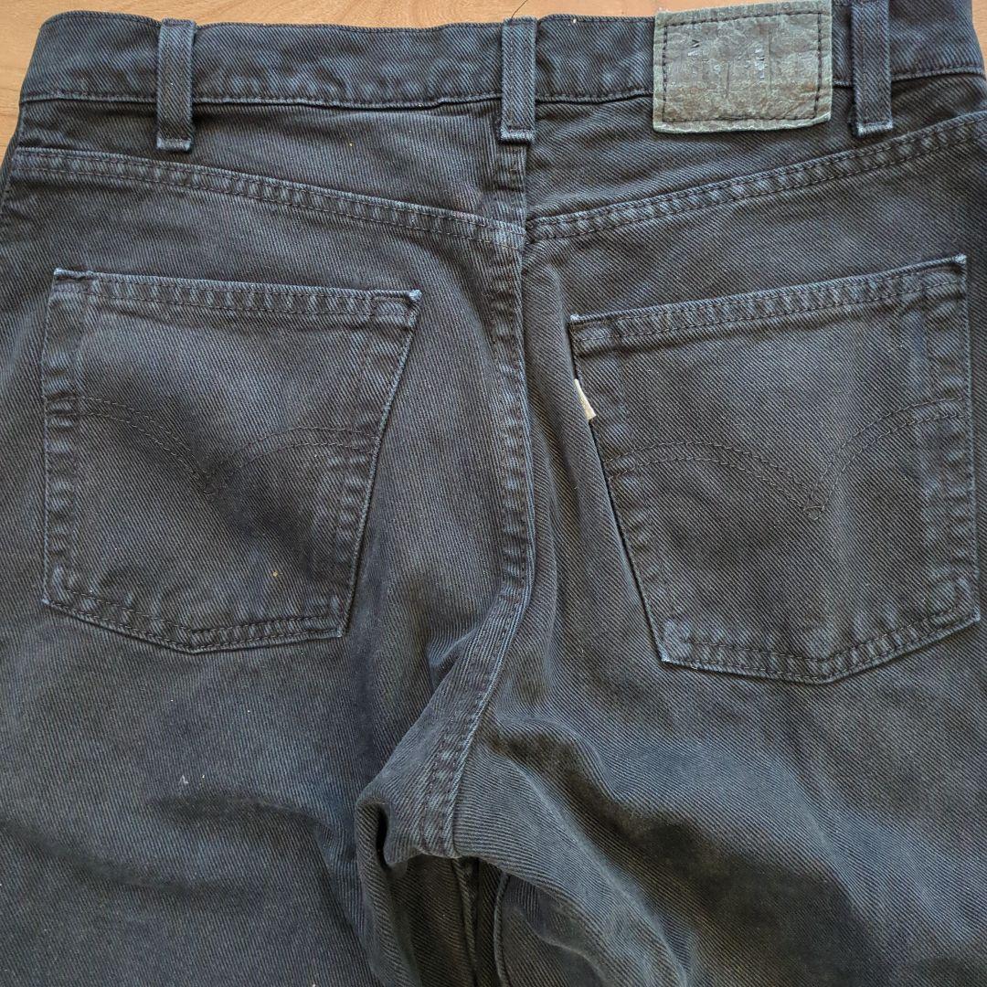 アメリカ製　リーバイス　シルバータブ　ルーズ　ブラック　W30　90s