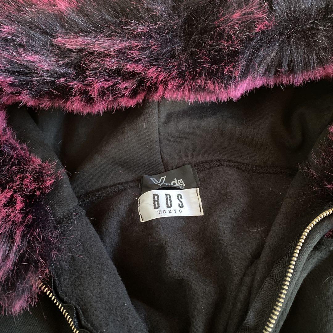 国産品 viida × BDS TOKYO コラボ フェイクファーフーディー パーカー トップス