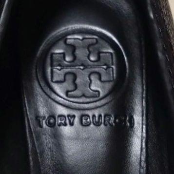 極美品 TORY BURCH トリーバーチ パンプス 黒 歩きやすい 金ロゴ