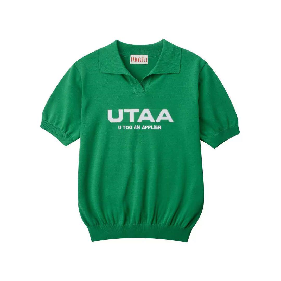 UTAA ゴルフ ウェア ニットポロシャツ レディース トップス 半袖 新作人気