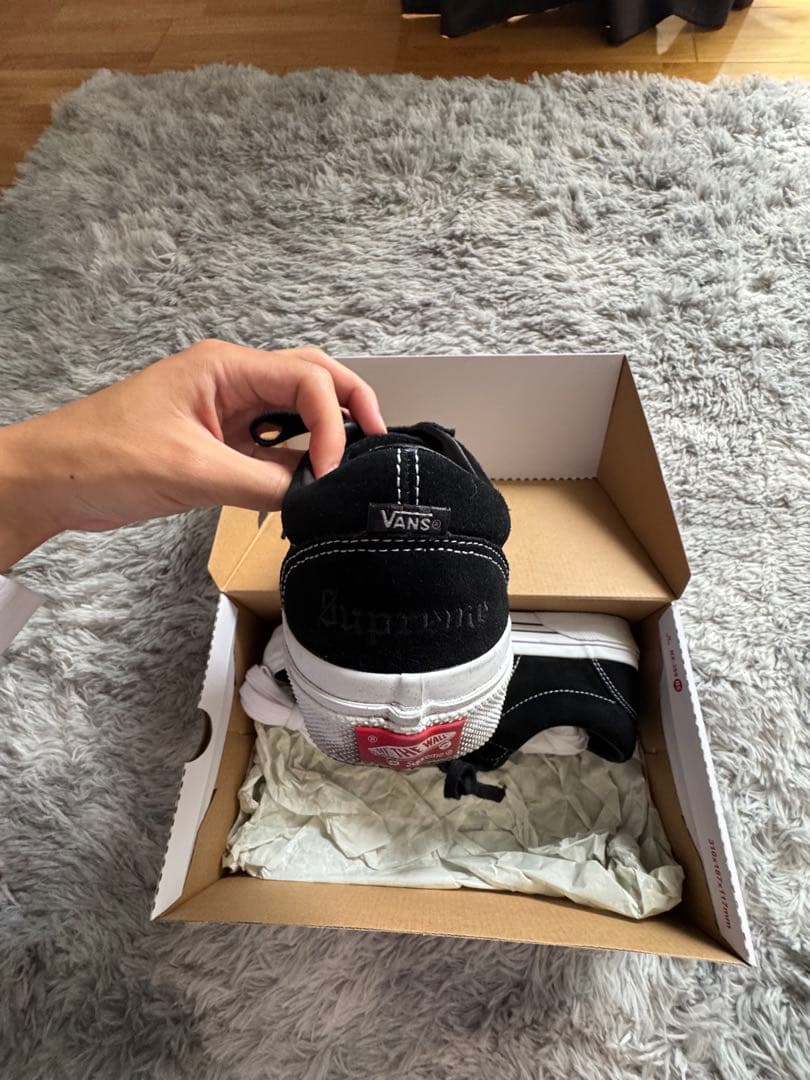 VANS Supreme ブラック|ホワイト スニーカー26cm・VANS MEDICALDB_JP