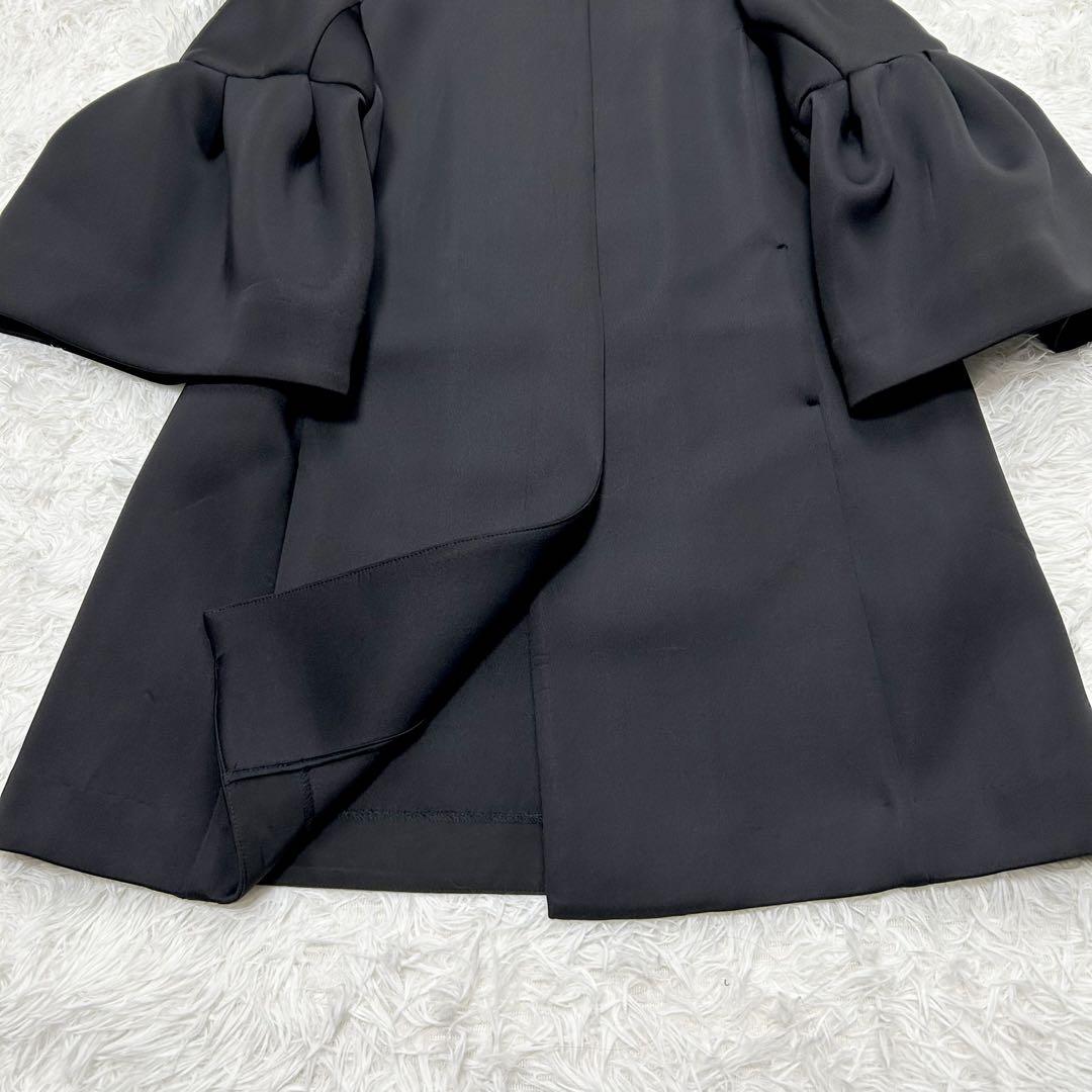 新品タグ付✨セルフォード ベルスリーブコクーンコート ブラック