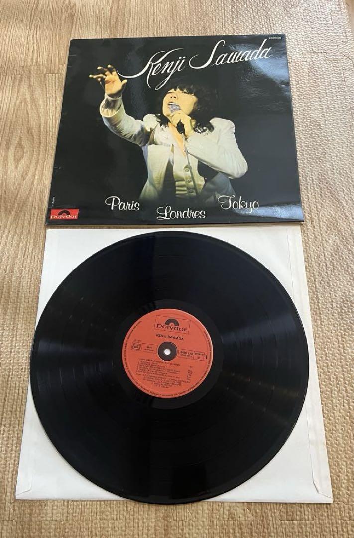 【予約】 沢田研二 Paris 邦楽 レトロ LPレコード Tokyo Londres 邦楽