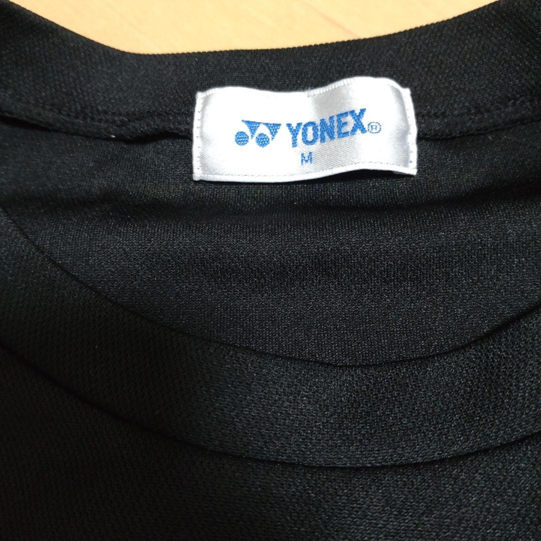 美品！YONEX ブラック 長袖Tシャツ Mサイズ TONAMI