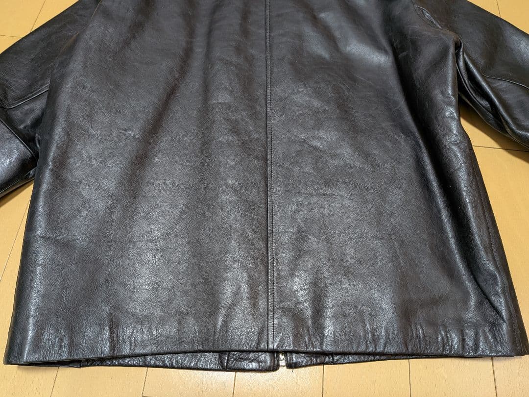 OLD GAP BLACK LEATHER JACKET OLD GAP BLACK LEATHER JACKET