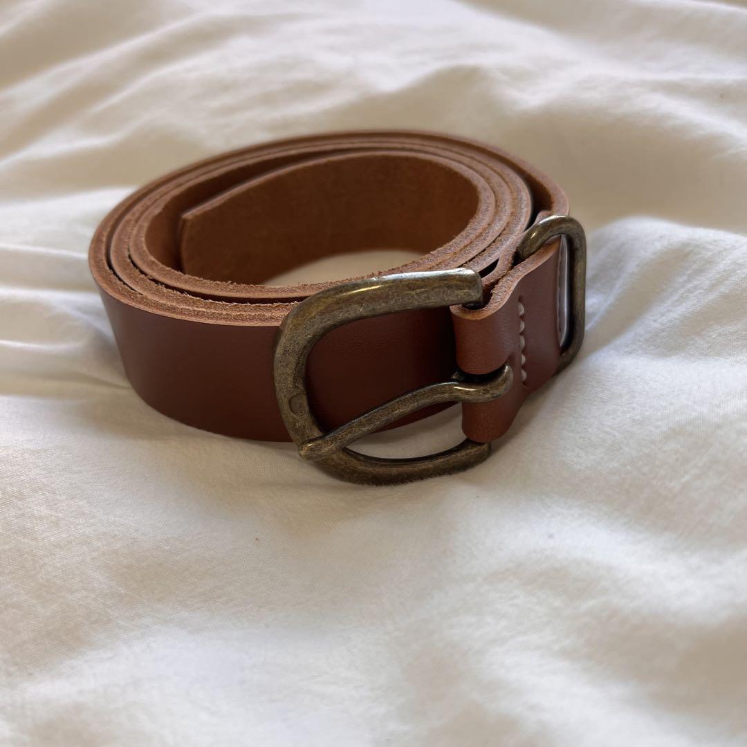 Hender Scheme タンニングベルト ブラウン 牛革 本革