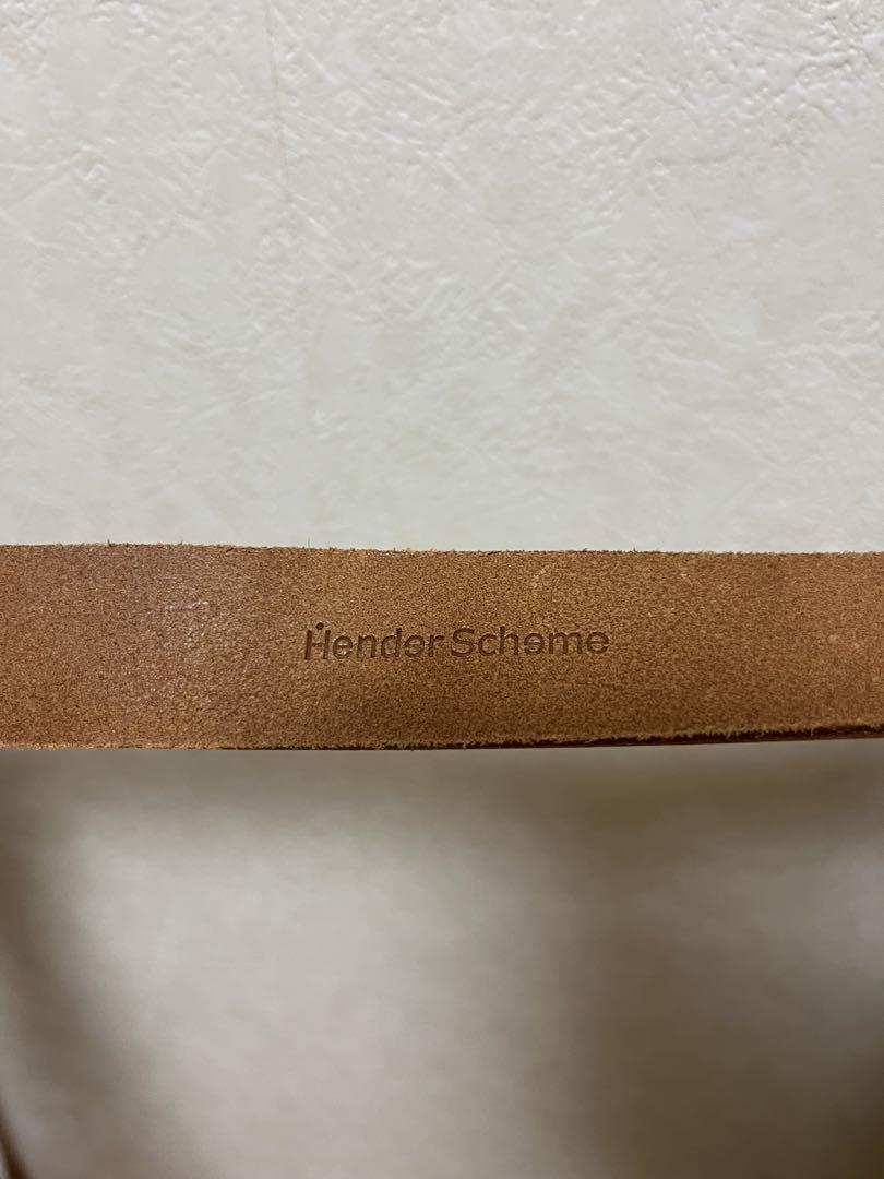 Hender Scheme タンニングベルト ブラウン 牛革 本革