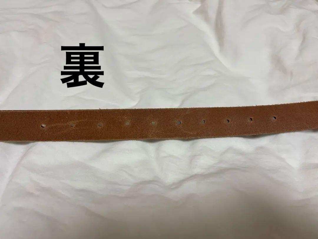 Hender Scheme タンニングベルト ブラウン 牛革 本革