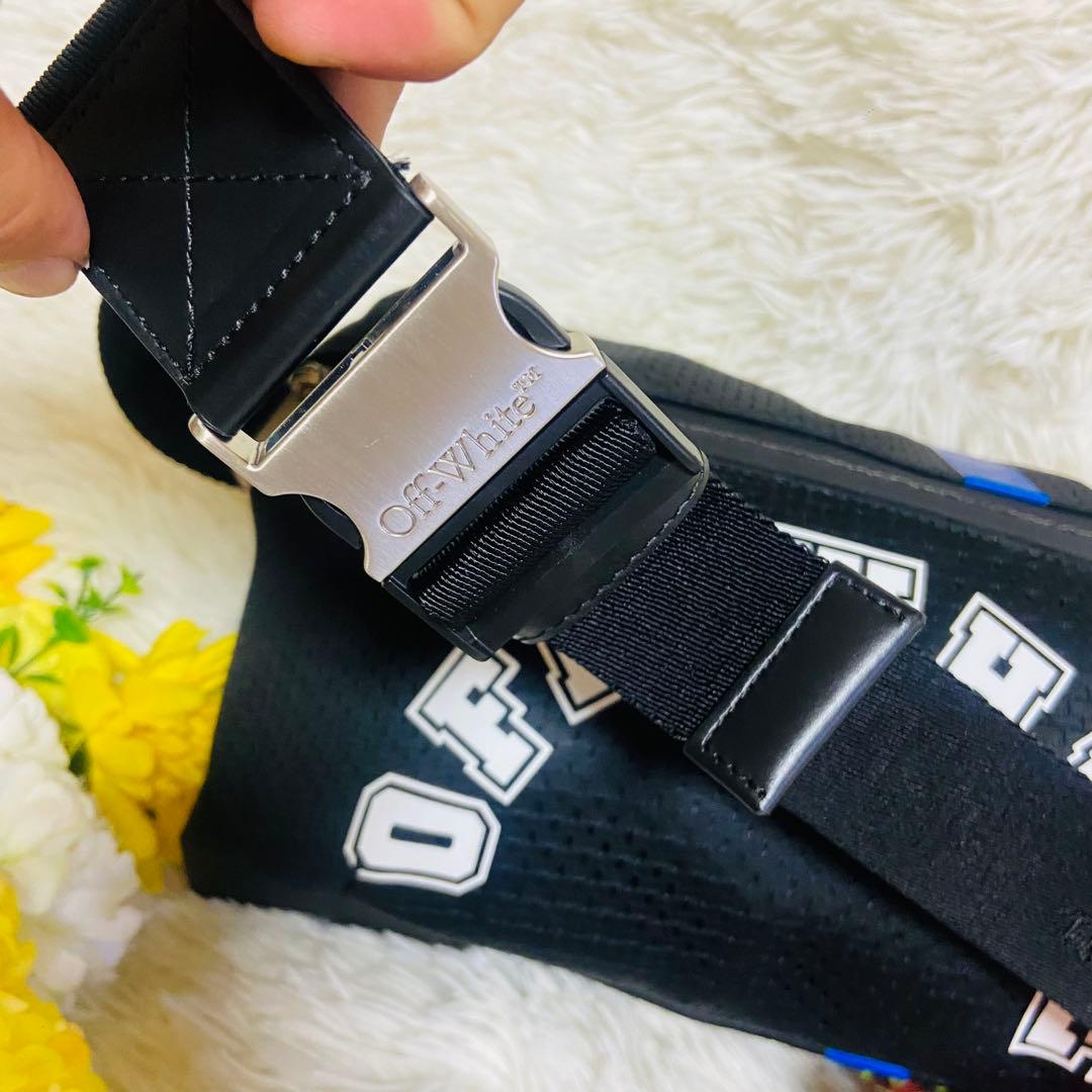 希少✨OFF-WHITE✨オフホワイト✨ボディバッグ✨ウェストバッグ✨肩がけ✨