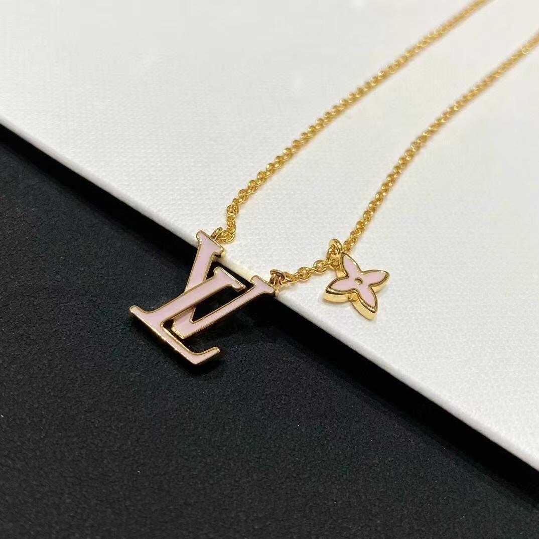 Louis Vuitton ロゴネックレスH61