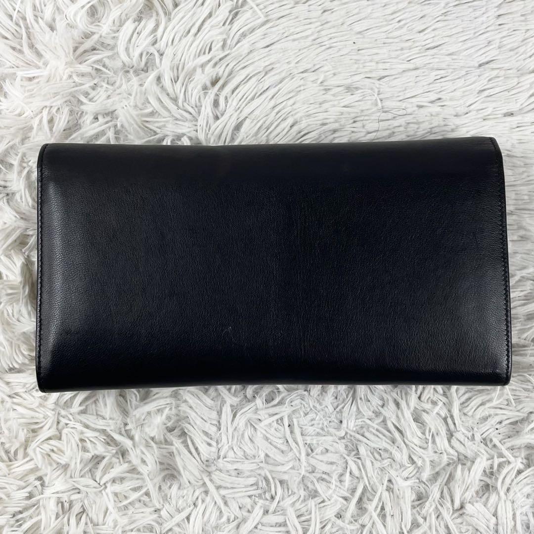 美品 イヴサンローラン レザー トートバッグ ロゴ型押し クロコ