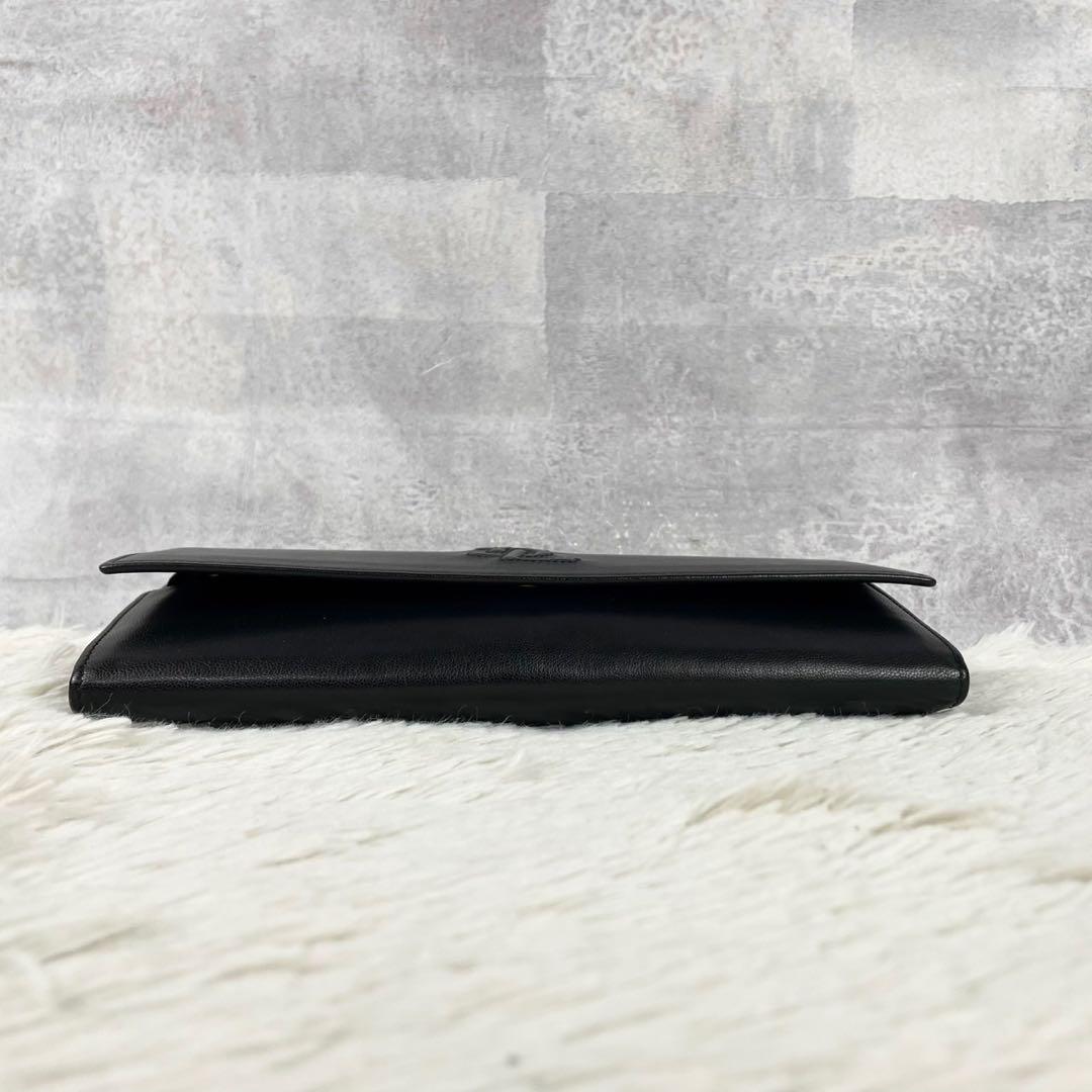 美品 イヴサンローラン レザー トートバッグ ロゴ型押し クロコ