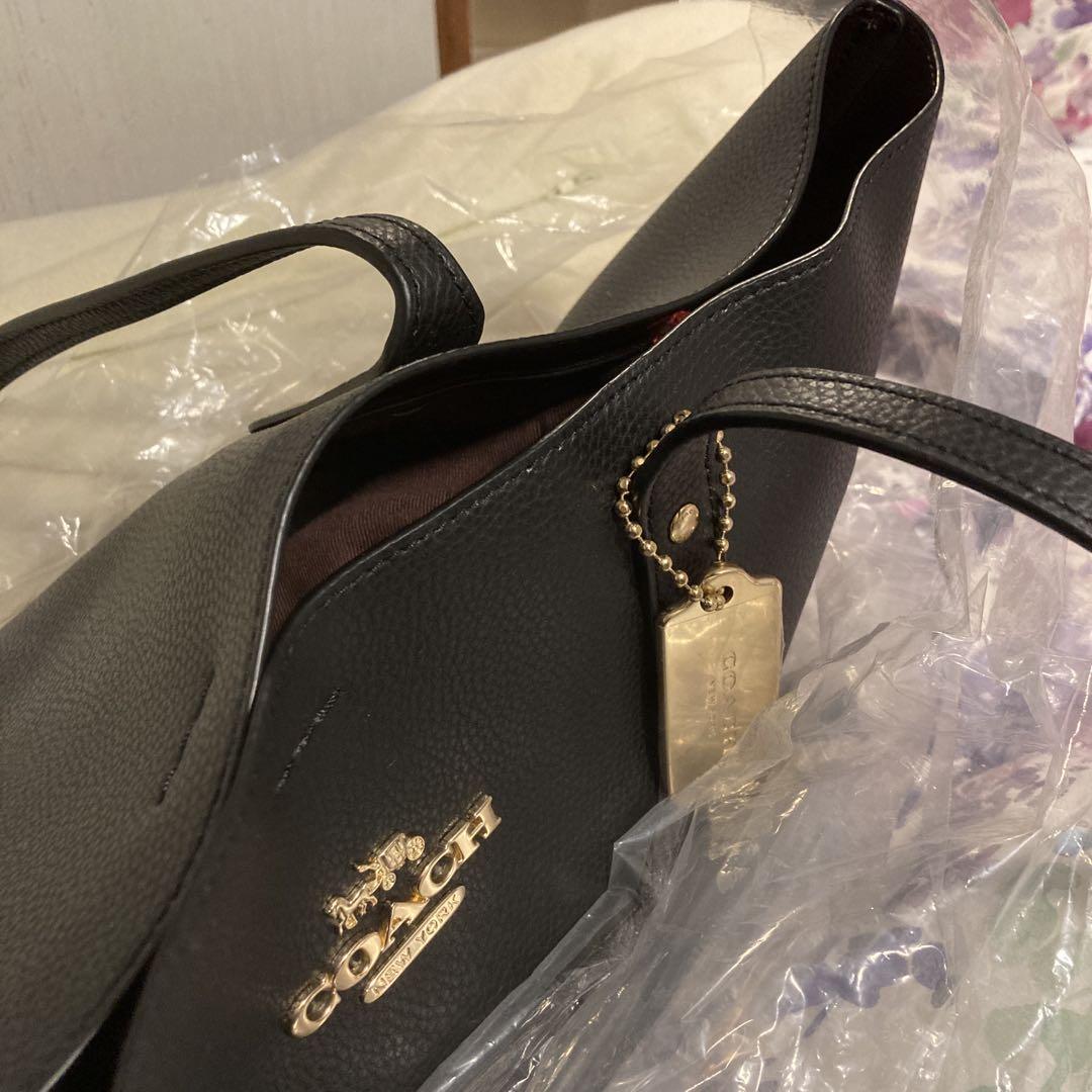 専用 COACH ブラック トートバッグ 大容量