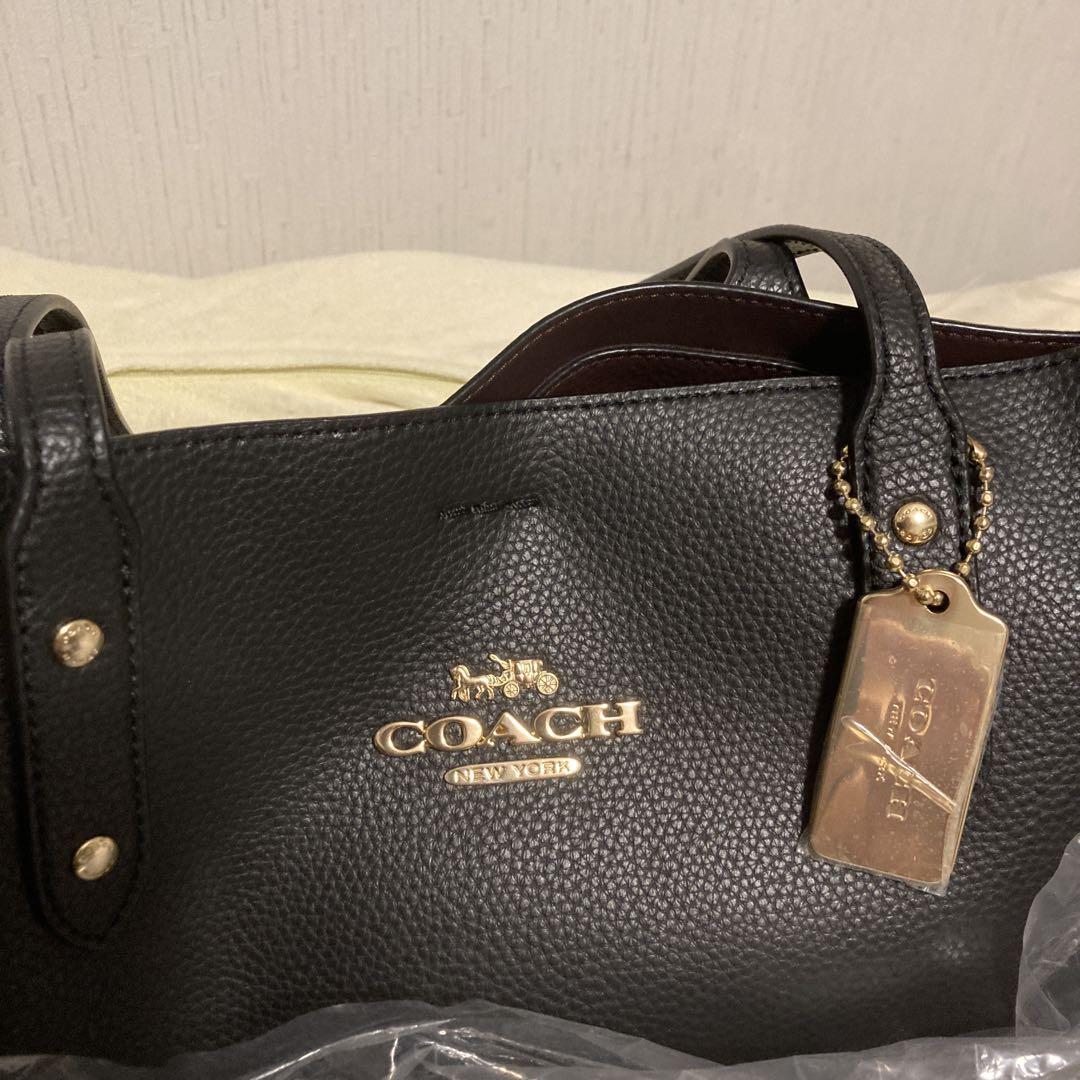 専用 COACH ブラック トートバッグ 大容量