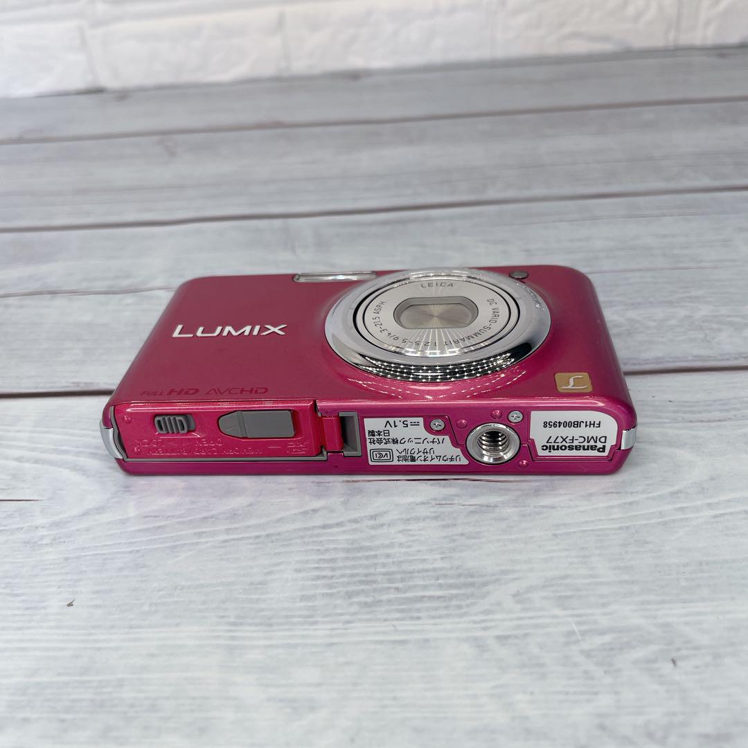 美品　Panasonic LUMIX DMC-FX77ピンク