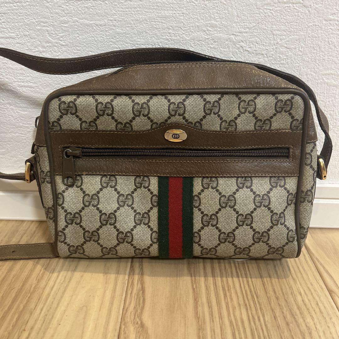 楽天市場】【中古】オールドグッチ バッグ ショルダーバッグ