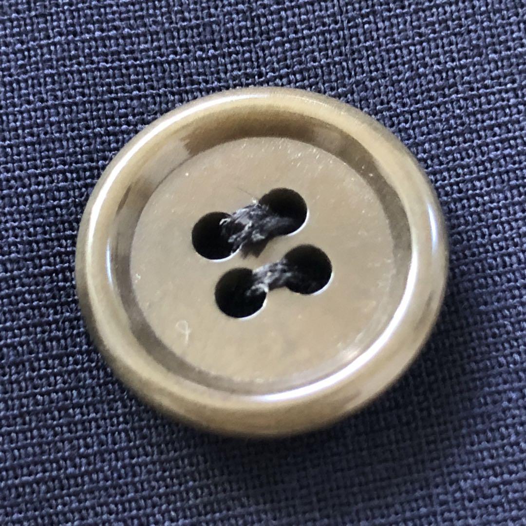美品 メンズメルローズ スーツ セットアップ ダブル ウール ネイビー 菅田将暉