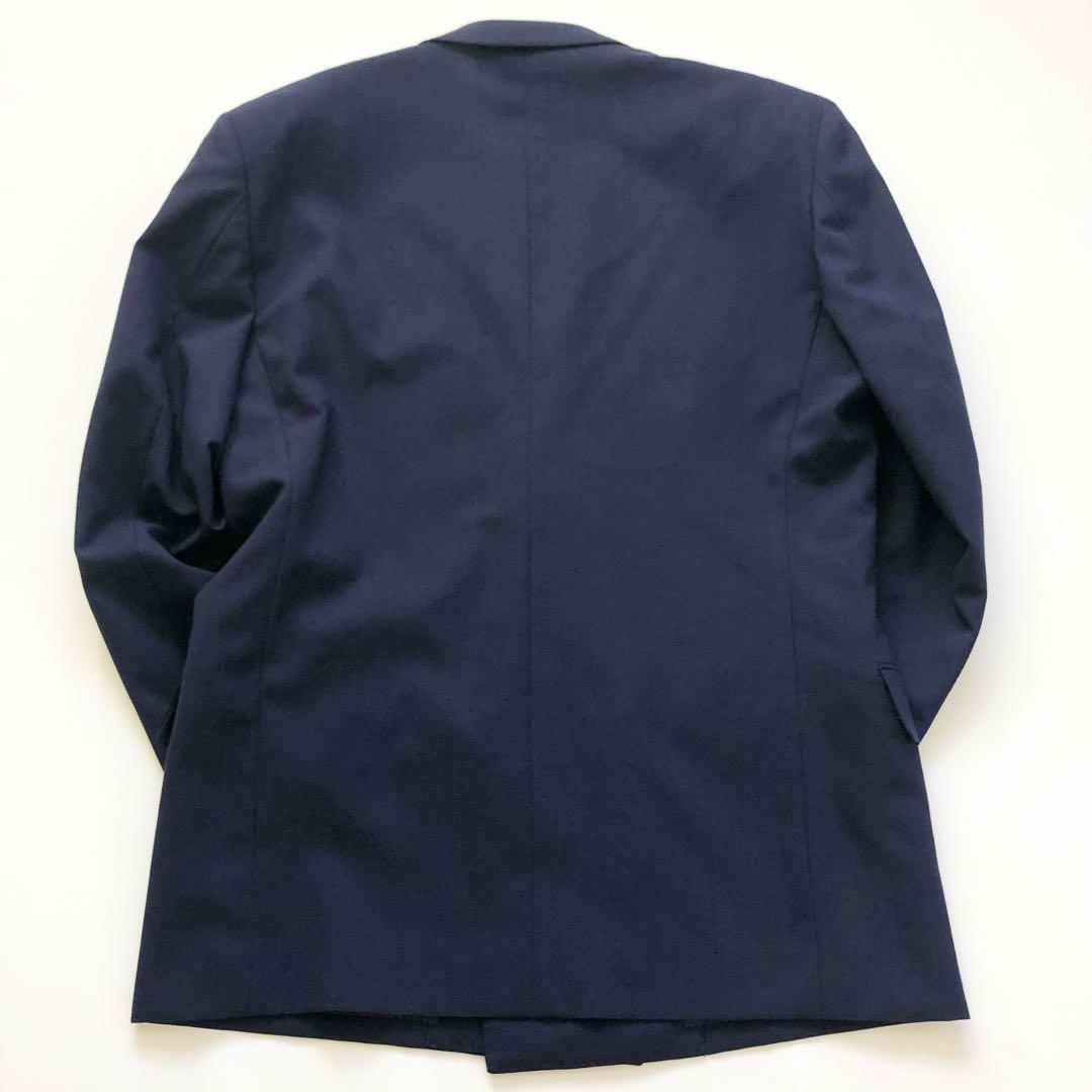 美品 メンズメルローズ スーツ セットアップ ダブル ウール ネイビー 菅田将暉