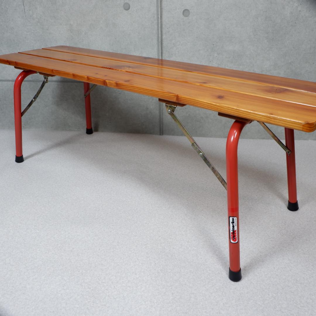 カステルメルリーノcastelmerlino ベンチ　赤脚　120×30 長椅子 castelmerlino BENCH 120×30 - NATAL DESIGN ONLINE SHOP