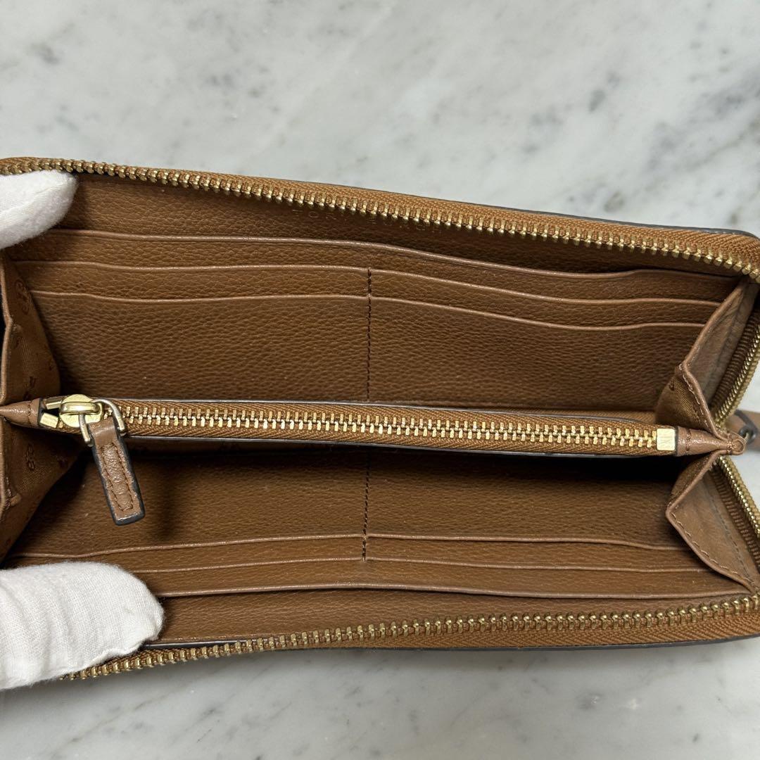 TORY BURCH トリーバーチ長財布 ライトキャラメルゴールド ブラウン TORY BURCH(トリーバーチ) ラウンド長財布 オレンジ｜【公式