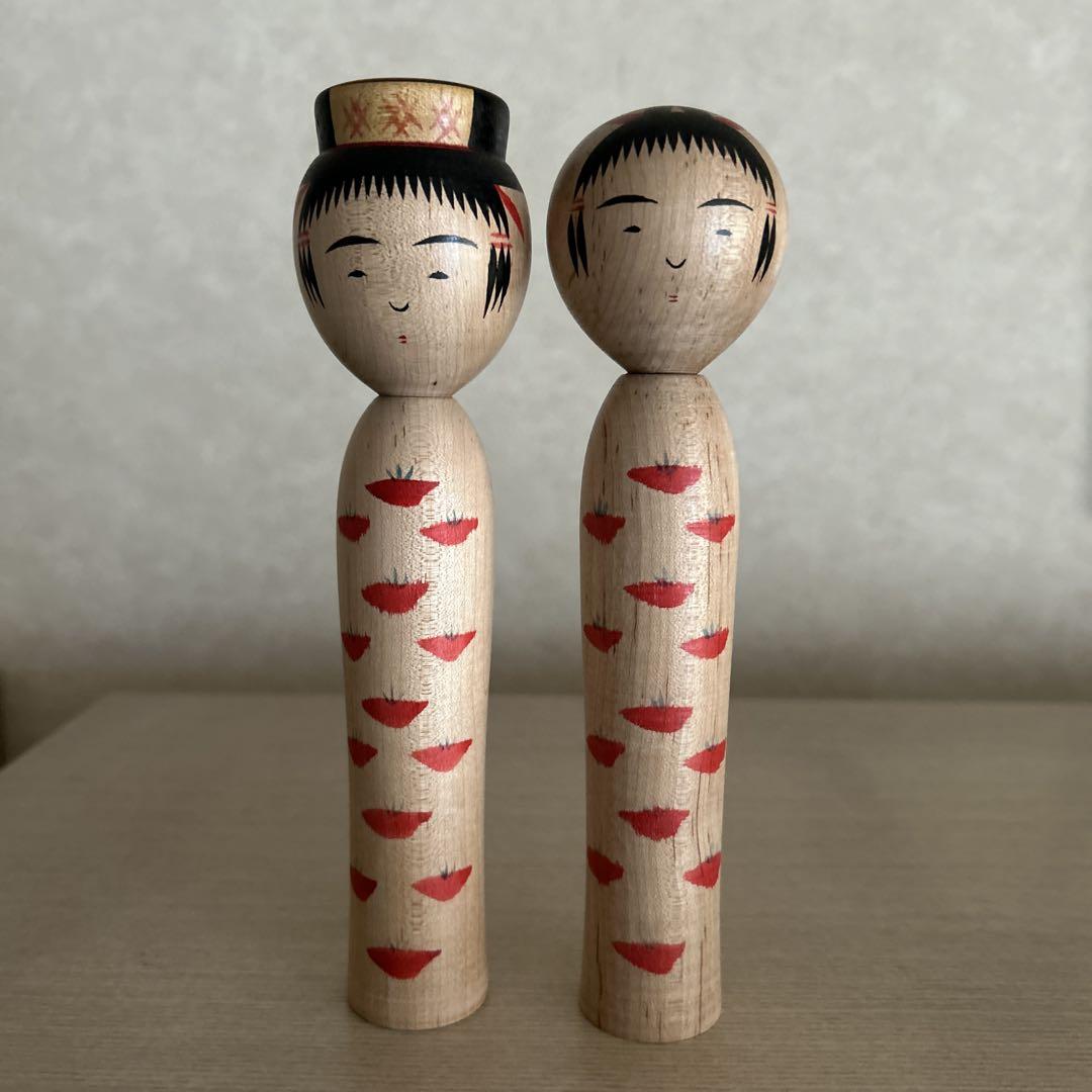 鳴子系】菅原修工人 こけし（こけし・43 えじこ 鳴子系 菅原修