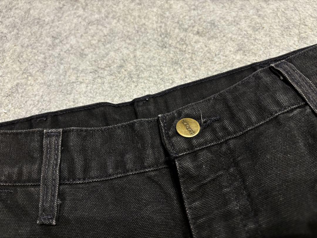 carhartt カーハート USA製 ダック ショートパンツ ブラック W34