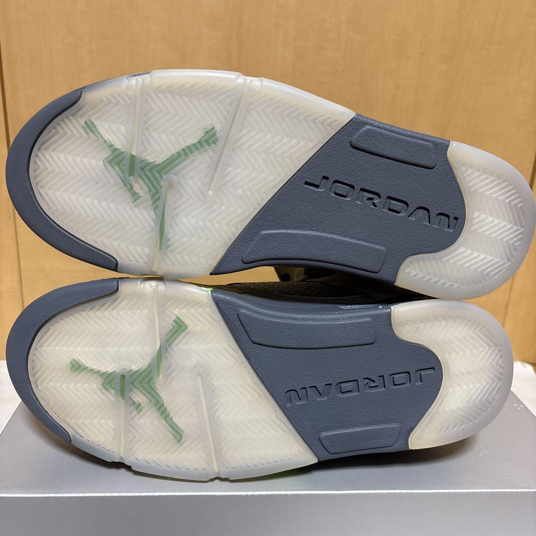 NIKE ナイキ エアジョーダン5 レトロ グリーンビーン 27cm(2022)