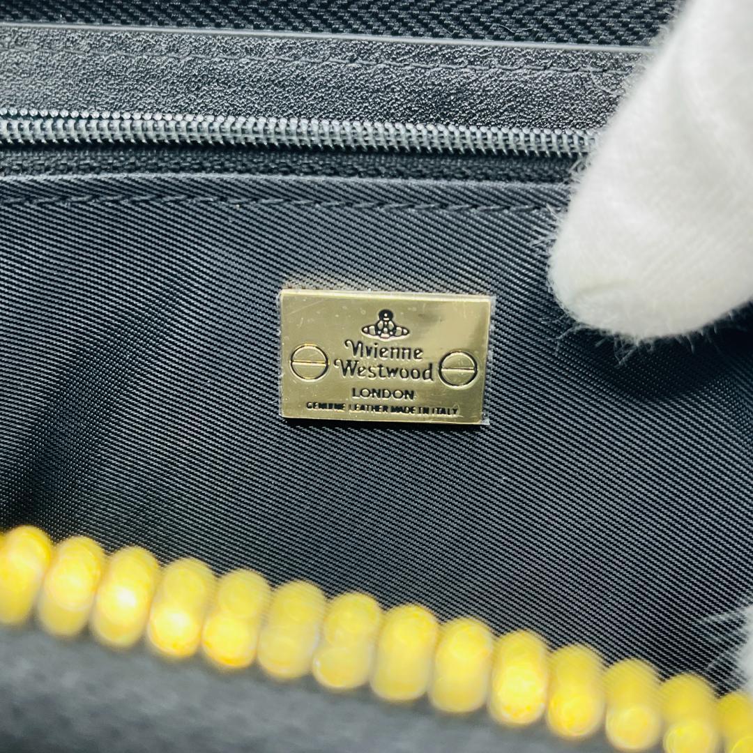 新品未使用 Vivienne Westwood ブラック 長財布 個性的 紐