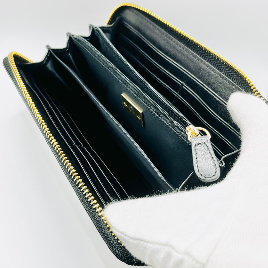 新品未使用 Vivienne Westwood ブラック 長財布 個性的 紐