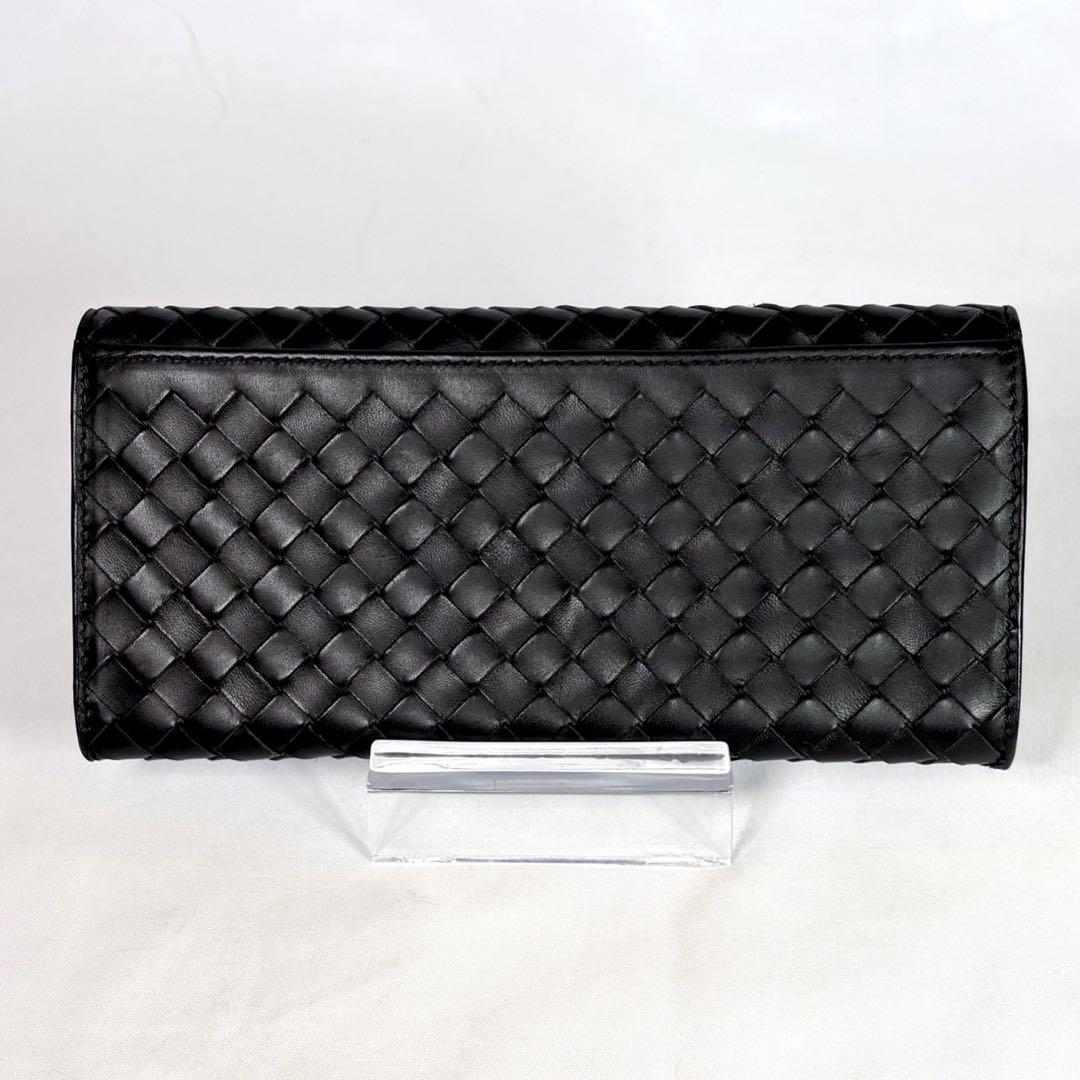 ボッテガヴェネタ　BOTTEGA VENETA　ロングウォレット　ブラック　黒
