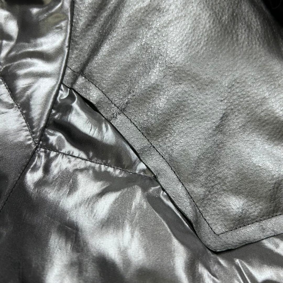 00s【archive】n2b/ファーダウンジャケット/Y2K/光沢/短丈/お兄 00s【archive】n2b/ファーダウンジャケット/Y2K/光沢/短丈/お兄