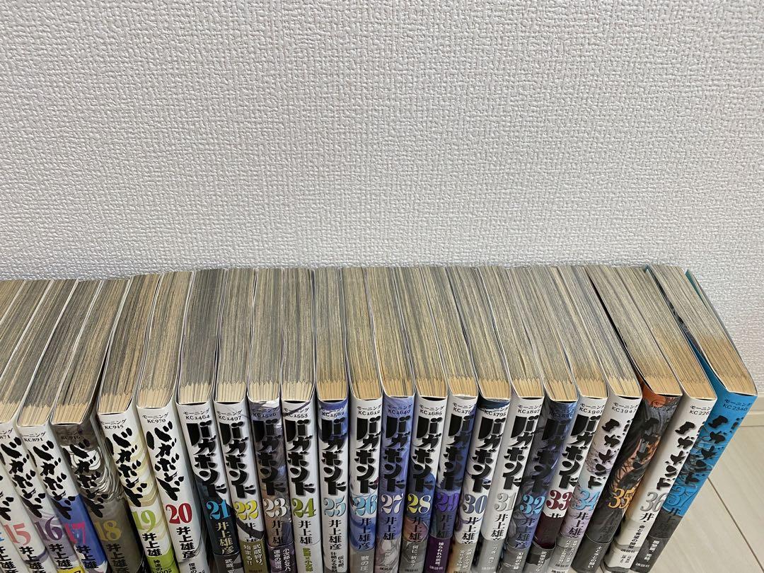 バガボンド　井上雄彦　1巻から37巻　帯つき多め　3巻以降は第1刷発行