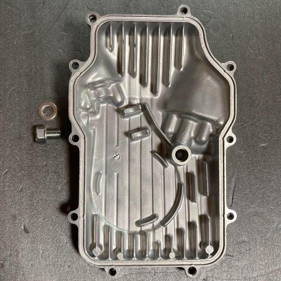CBX400F バレル研磨　1型　オイルパン　エンジン　CBX 研磨