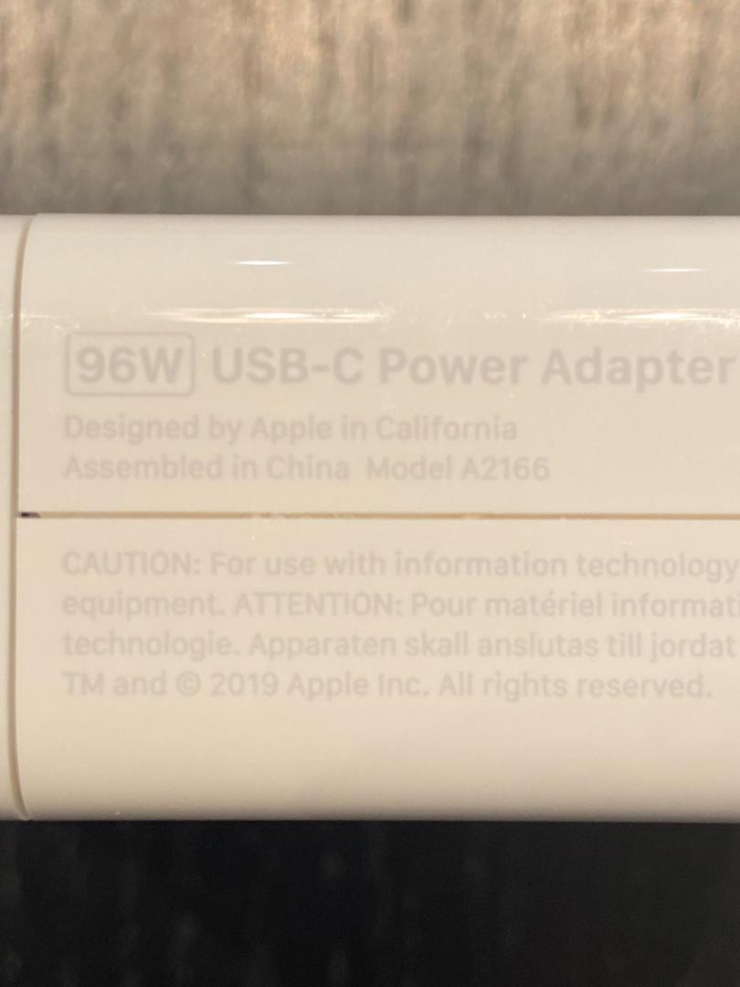 Q11 Apple純正 MacBook 96W A2166 MagSafe 3